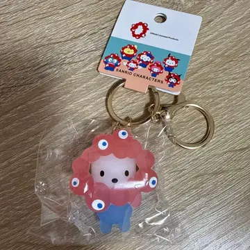 포차코 산리오 미야쿠미야쿠 클리어 컬러 마스코트 키링 만박