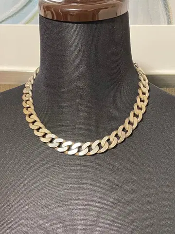 훌라 FURLA 빈티지 925 실버 키헤이 중후 초커 목걸이