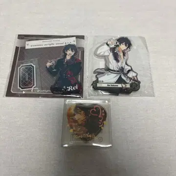 앙스타!! 중국 별 동반 아크릴 스탠드 코스튬 사쿠마 레이 하트 캔뱃지