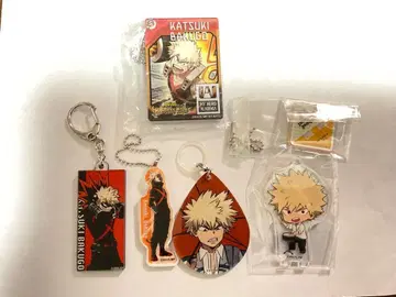 히로아카 바쿠고 카츠키 트레이딩 아크릴 키링 세트