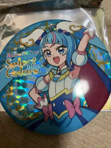 프리큐어 select colors Blue 캔뱃지 큐어 스카이