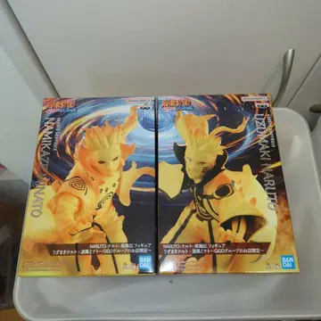 GIGO 한정판 NARUTO 돌풍전 피규어 2종 세트