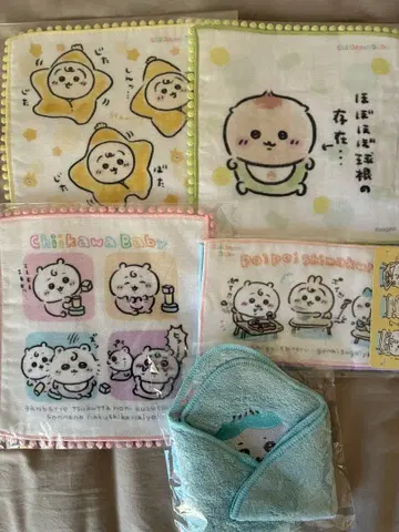 미사용 새상품 치이카와 BABY 타월 5장 세트