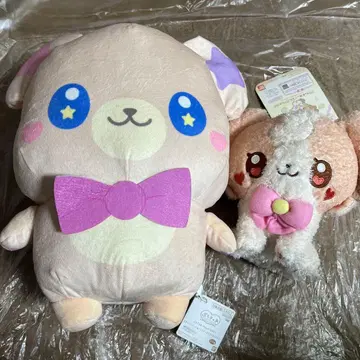 푸치큐아 봉제 인형 세트 코무기 모후룬