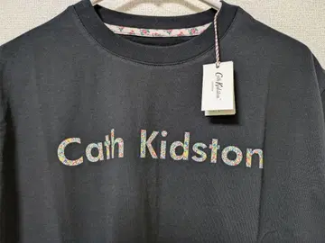 택 포함 Cath Kidston 반팔 T셔츠 블랙 프리
