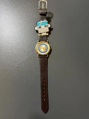 Orient luna 월령 쿼츠 손목시계 택 포함 미사용품
