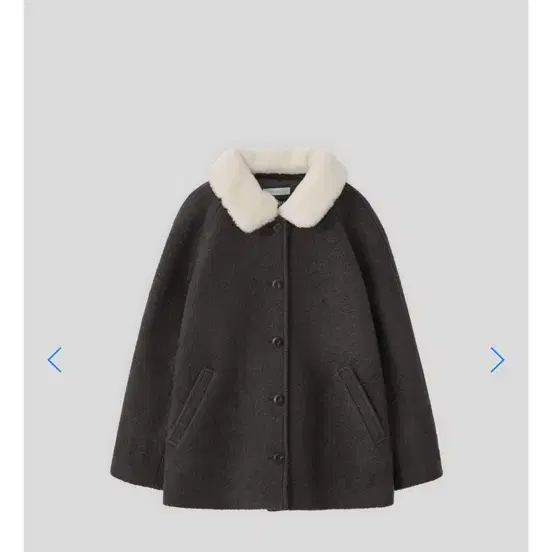 Tannat boucle half coat blue gray #타낫,#타낫코트,#타낫패딩,#타낫