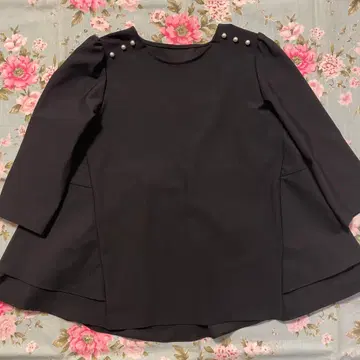 디노스 펄 장식 블라우스