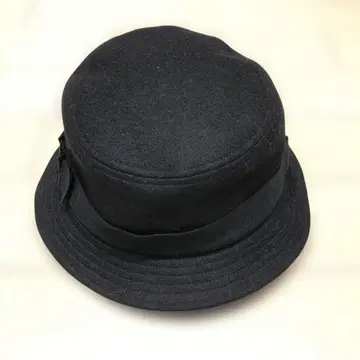 MATURE HA 블랙 리본 포함 울 버킷 햇 M/L