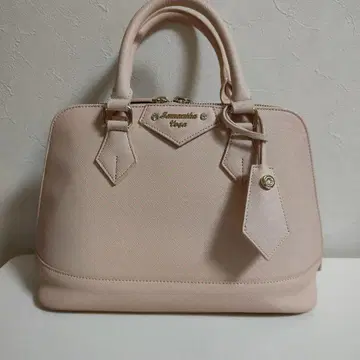 사만사 베가 핑크 핸드백 합성 피혁