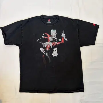 조커 할리 퀸 티셔츠 L 사이즈 블랙 구제 의류