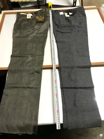 울 100% 울 마크 슬랙스 몸통 둘레 85cm 묶음 2개 수3941