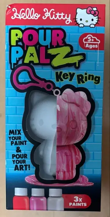 헬로키티 페인트 아트 피규어 키링