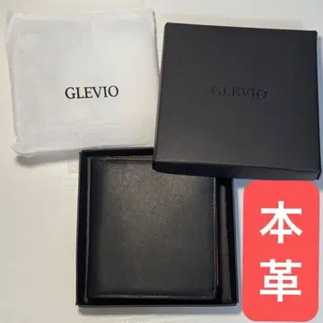 천연 가죽 접이식 지갑 이탈리아 가죽 BOX 포장 선물 지갑 장인 블랙