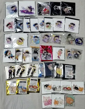 오소마츠 6쌍둥이 아크릴계 굿즈 묶음 판매