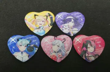 뱅드림 하트 캔뱃지 10th 무겐다이 뮤 타입 세트