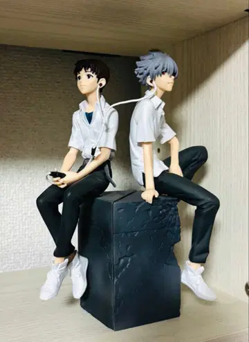 에바 신지 카오루 피규어 에반게리온 신극장판 상자 없음