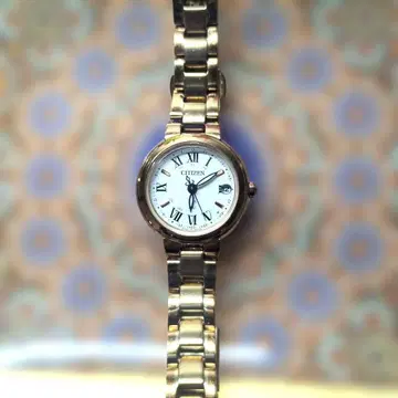 CITIZEN 쿼츠 손목시계 골드 전파시계