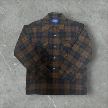 70s 펜들턴 오픈 카라 셔츠