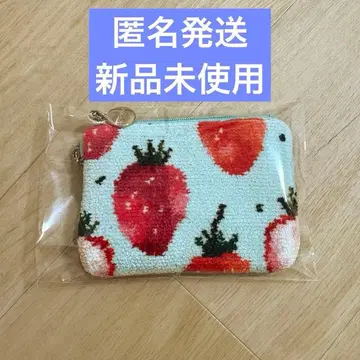 페이러 스트로베리 도트 키&카드 파우치 파우치 소품함