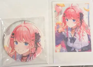 니지산지 생일 굿즈 2024 캔뱃지 폴라로이드 세트 쿠라모치 메루토