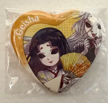 제5인격 IdentityV 하트 캔뱃지 스이파라 게이샤 미치코