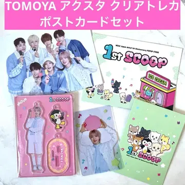 NEXZ 토모야 포모야 아크릴 스탠드 키링 클리어 트레이딩 카드