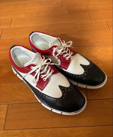 히로시 츠보우치 남성용 윙팁 스니커즈 트리코 UK8