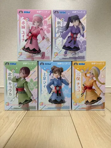 마에바시 위치즈 Desktop x Decorate 피규어 전 5종 세트