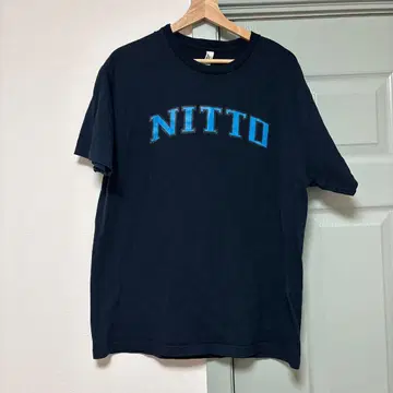 블루 러그 NITTO 로고 T셔츠 American Apparel