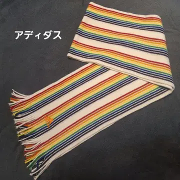 [ 아디다스 ] 레인보우 컬러풀 머플러 스포츠 머플러 일본제