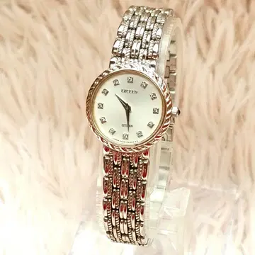 가동품 CITIZEN 엑시드 EXCEED 2침 쿼츠 실버