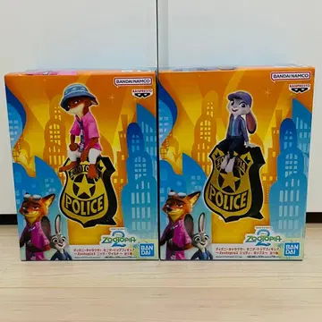 주토피아2 모니터 탑 피규어 닉 와일드 주디 홉스