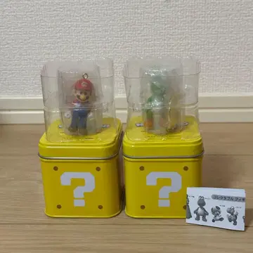 [ 미사용 ] 슈퍼 닌텐도 월드 물음표 블록 마리오 요시 세트