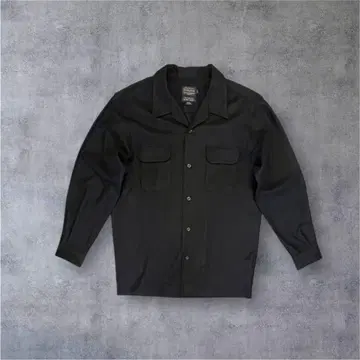 PENDLETON BOARD SHIRT 울 오픈 카라 셔츠 블랙