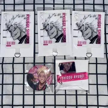 블루 록 전 시도룡성 폰탭 캔뱃지 키링