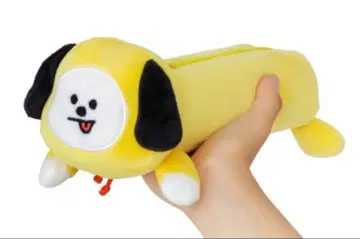 한국 공식 BT21 CHIMMY 누워있는 봉제 인형 펜 케이스