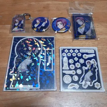 이토시 사에 별자리 모습 ver. 금박 캔뱃지 등 6점 세트 블루 록