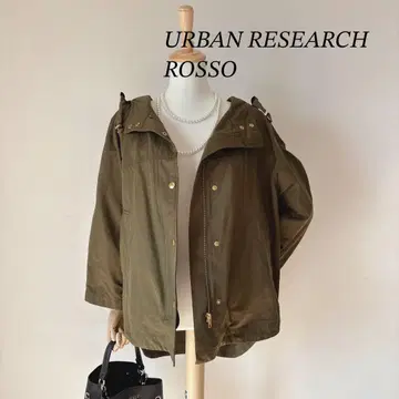 URBAN RESEARCH ROSSO 마운틴 후드티 블루종 라이너