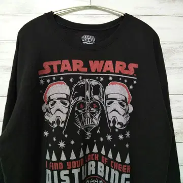 스타 워즈 다스 베이더 스톰 트루퍼 맨투맨 USA 구제 의류