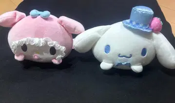 산리오 모찌모찌 코로코로 마이멜로디 & 시나모롤 봉제 인형