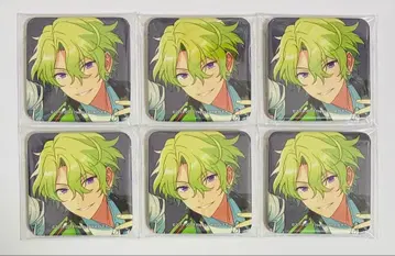 [ 익명 배송 ] 앙스타 토모에 히요리 TRIP 스퀘어 캔뱃지 6개 세트