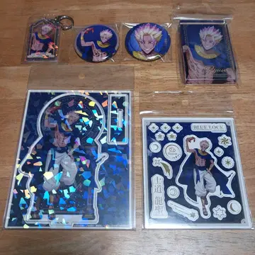 시도 류세이 별자리 모습 ver. 금박 캔뱃지 등 6점 세트 블루 록