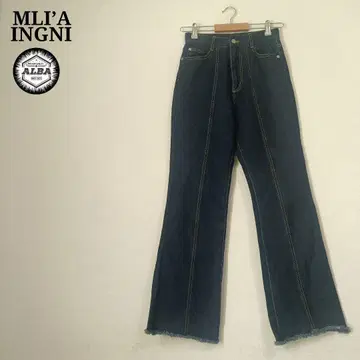[새상품급] INGNI 잉그 청바지 부츠컷 데님 네이비 인디고 S