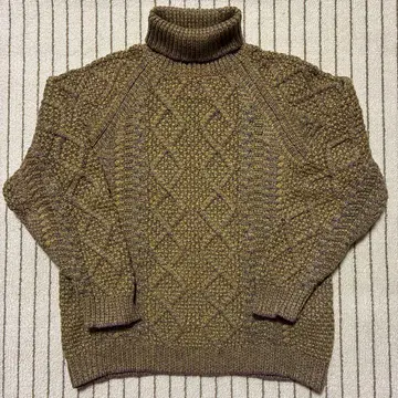 스노우피크 알파카 믹스 니트 터틀넥 스웨터