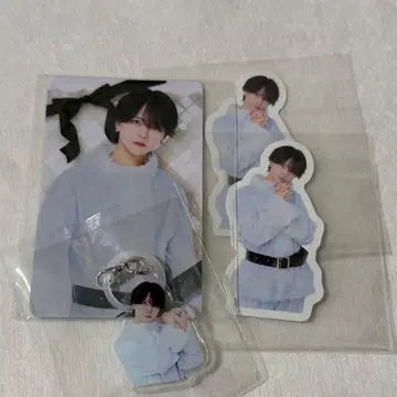 러브식스 에츠야 크리스마스 가챠 트레이딩 카드 메지루시 액세서리 스티커