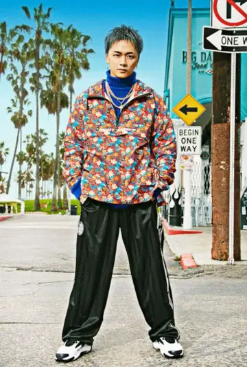 히다카 류타 착용 PUMA x SANKUANZ 트랙 팬츠