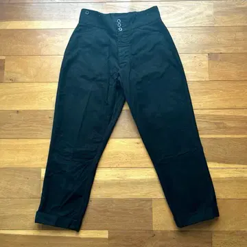 HAVERSACK 하버색 블랙 몰스킨 프렌치 워크 팬츠