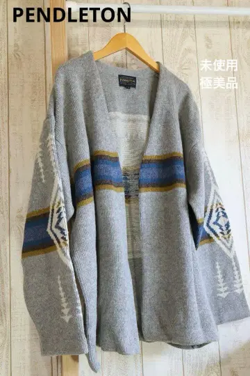 [ 미사용 컨디션 최상 ] *PENDLETON* 가디건 그레이 M 사이즈