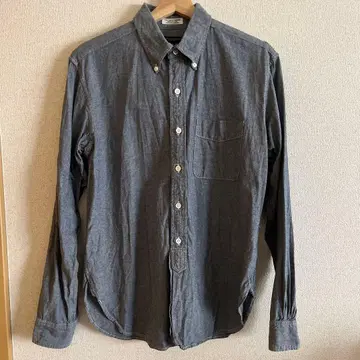 ENGINEERED GARMENTS 샴브레이 셔츠 그레이 블루